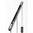 Lustra moderna neagra-aurie detalii sferice negre 3xGU10/60W Alas 2007 Jupiter